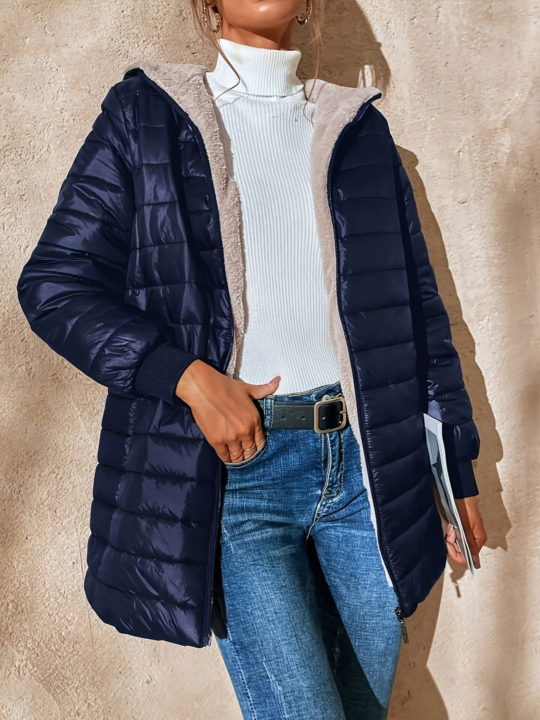 Enrica | Chaqueta larga casual