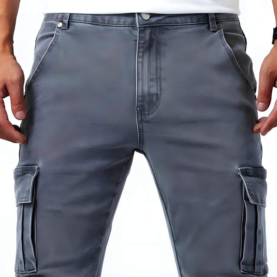 Samuel™ | Pantalones cargo vaqueros elásticos