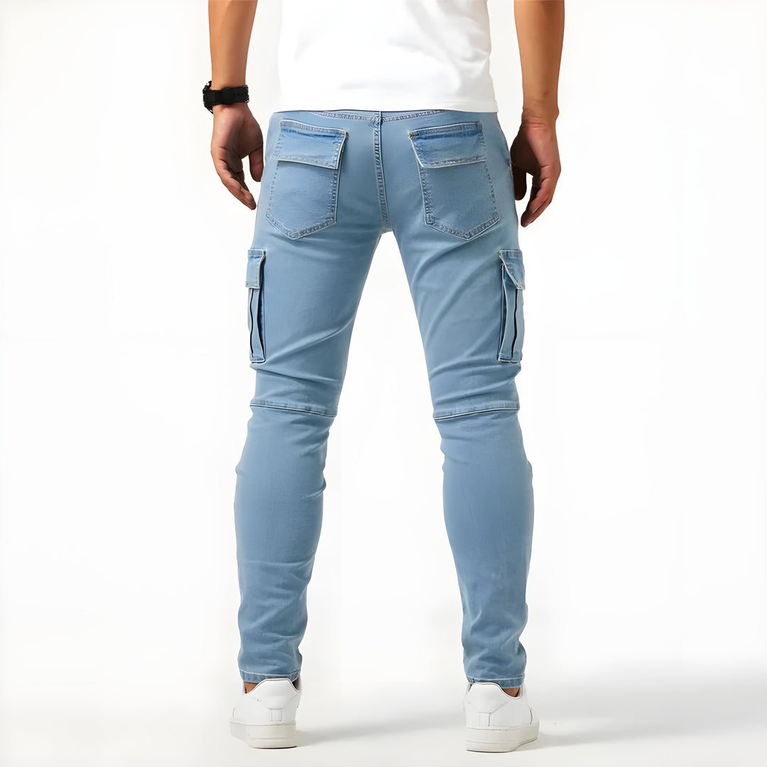 Samuel™ | Pantalones cargo vaqueros elásticos