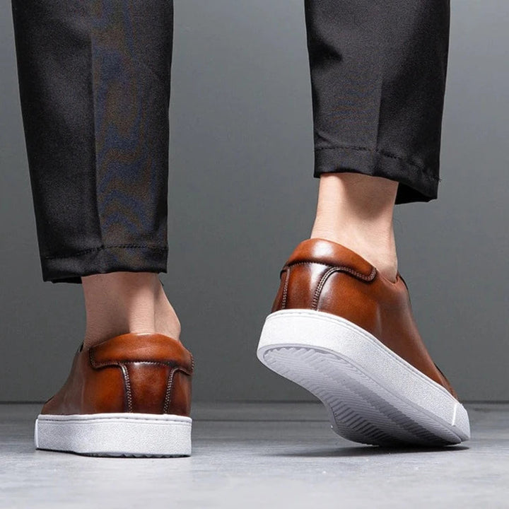 Aleix™ | Zapatillas de piel para hombre