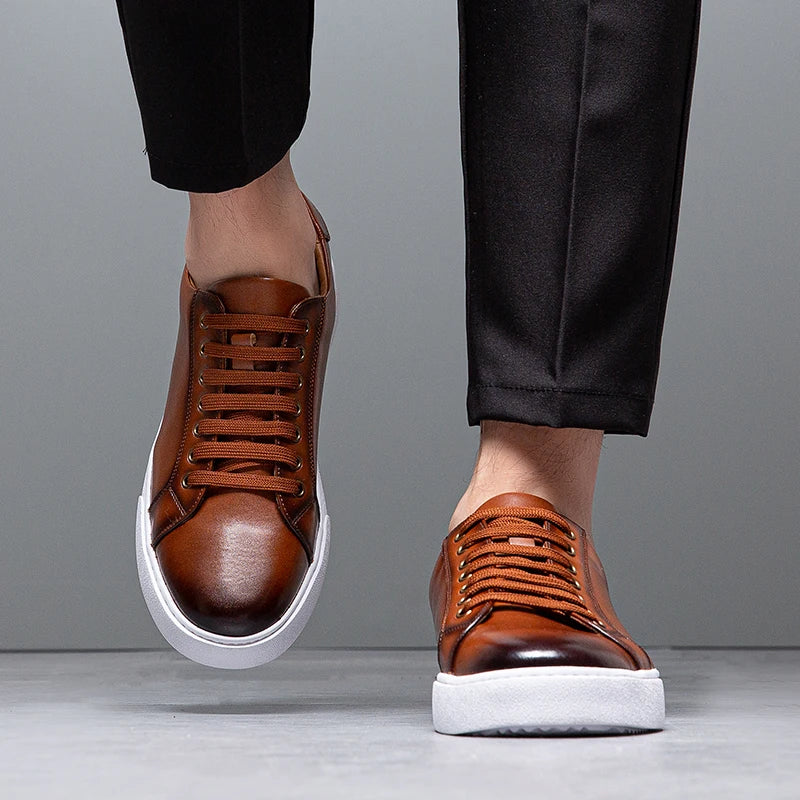 Aleix™ | Zapatillas de piel para hombre